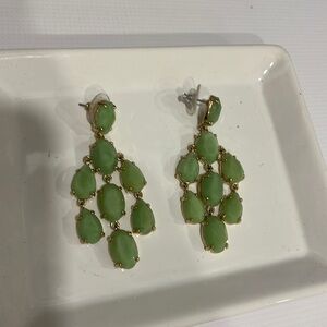 Green Stone Earrings